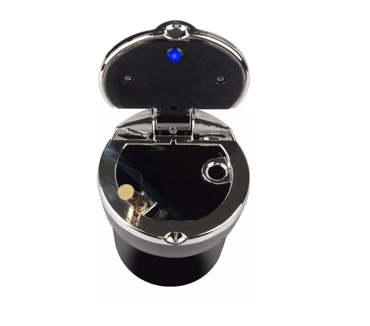 Cenicero Universal Para Autos Camionetas Monedero Luz Led-3
