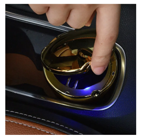 Cenicero Universal Para Autos Camionetas Monedero Luz Led-7