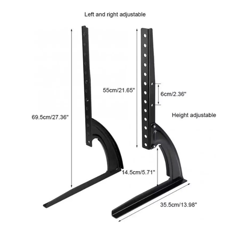Base Para Tv Sobremesa Mesa Soporte Tv Stand Móvil 32 A 70-4