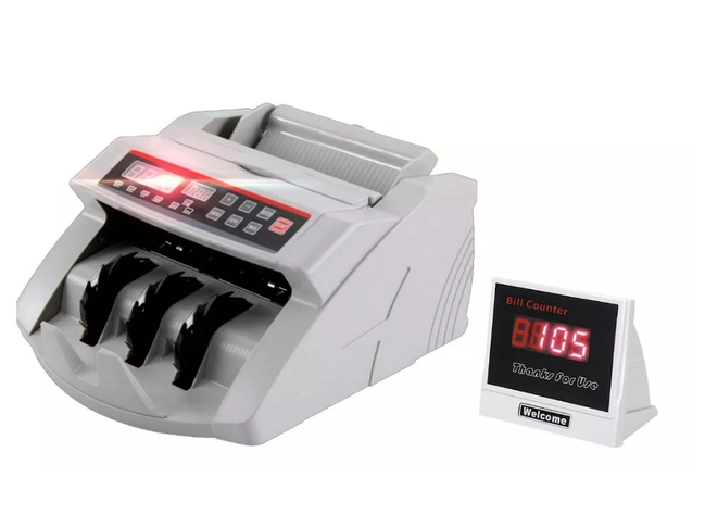Maquina Contadora De Billetes Dinero Profesional Detector-0
