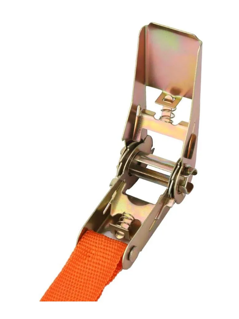 Pack 2 Eslinga Rhino Usa Rno Camsoft Red Cinta Amarre Con Ratchet 1 Pulgada X 15ft Color Naranja-3