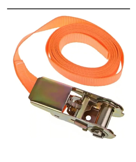 Pack 2 Eslinga Rhino Usa Rno Camsoft Red Cinta Amarre Con Ratchet 1 Pulgada X 15ft Color Naranja-5