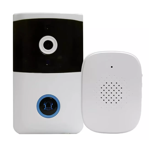 Timbre Con Cámara Inalámbrico Visión Nocturna Hd, Wi-fi-0