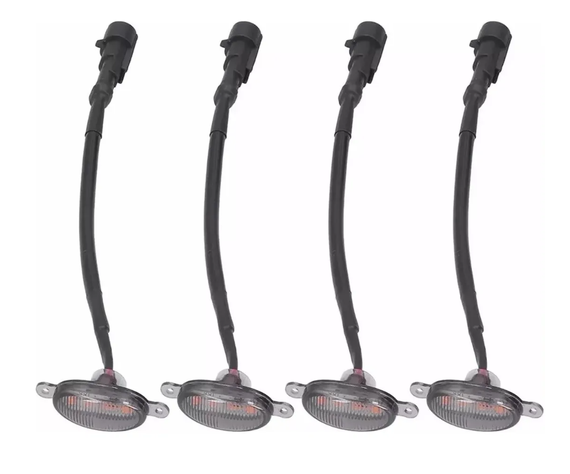 Luz Led Diurna Ambar De Rejilla Frontal Parrilla 4 Luces-1