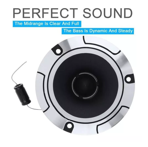 Kit Par Tweeter Optimizador Sonido 150wmax 10cm Aluminio-1