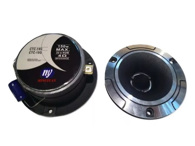 Kit Par Tweeter Optimizador Sonido 150wmax 10cm Aluminio-4