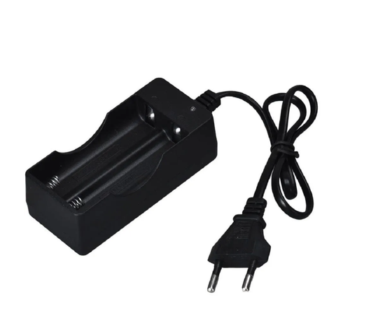 X5 Cargador Inteligente Baterias 18650 Con Cable Echufe-0
