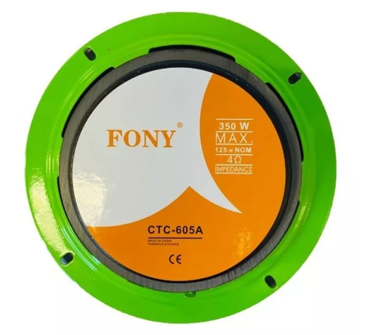 Parlantes Medios Para Auto 350w 16cm Redondo-1