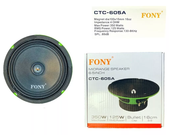 Parlantes Medios Para Auto 350w 16cm Redondo-4
