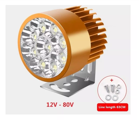 X2 Foco Led Neblinero Expansion Moto Auto 36w Disipador-5