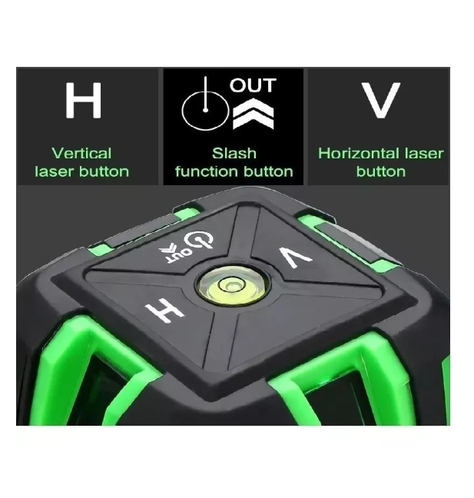 Nivel Laser 5 Líneas Verde Profesional / Trípod Dos Baterias-3
