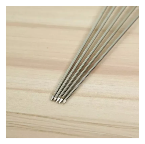 X12 Pinchos Para Barbacoa Parilla Asado Acero Bbq 42cm-2