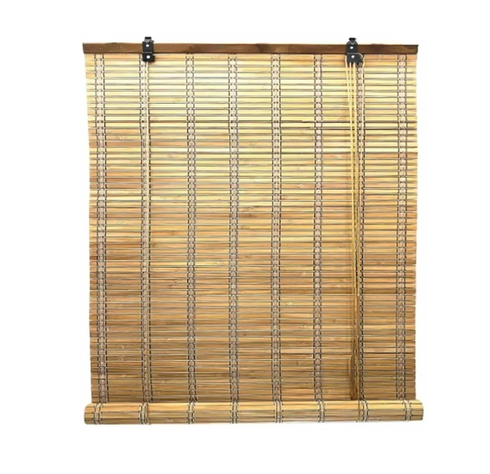 Cortina Persiana Roller Enrollable De Bambú 120x180 Cms-0