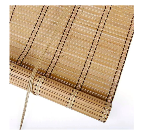 Cortina Persiana Roller Enrollable De Bambú 120x180 Cms-5