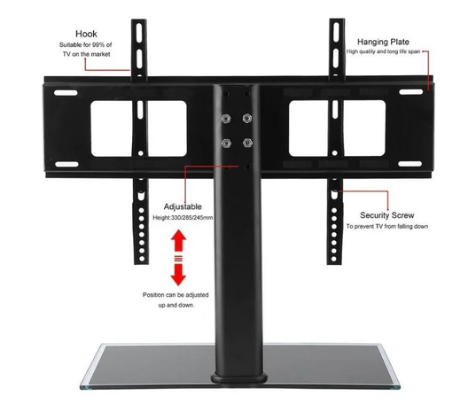 Soporte Universal Base Stand De Tv Móvil 37 A 55-5