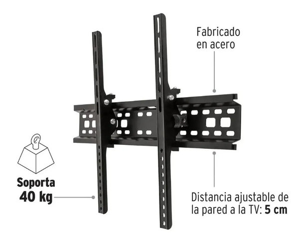 Soporte Tv Pared Muro Lcd Led Fijo 32 A 70 Pulgadas 40kg-2