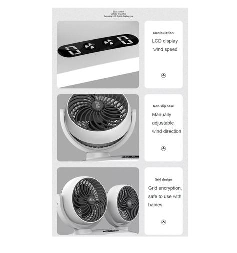 Ventilador Automovil Doble Turbo 12v 3 Velocidad 6 Pulgadas-1