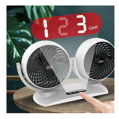 Ventilador Automovil Doble Turbo 12v 3 Velocidad 6 Pulgadas-4