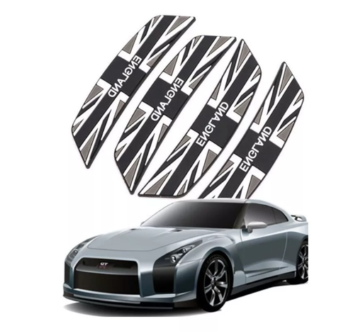 X4 Tope De Puerta Goma England Adhesivo Tuning Parachoques-0