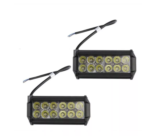 X2 Barra Focos Neblineros Led 36w Expansion Auto Moto Camion-0