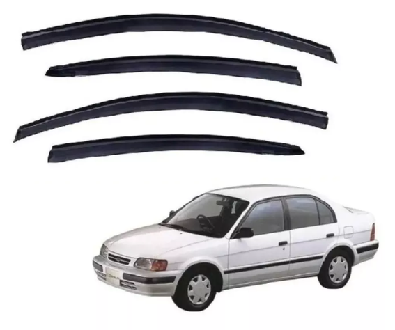 Kit Aletas Bota Aguas Toyota Tercel Auto Impermeable-0