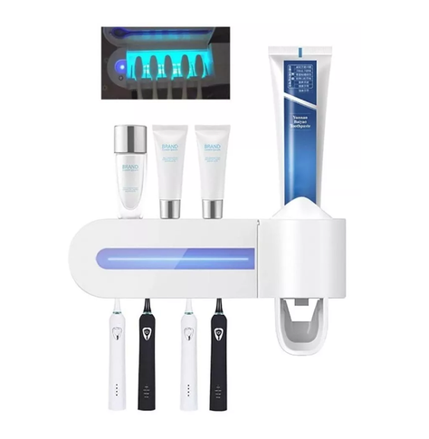 Dispensador Automático Pasta Dientes Desinfectante Uv Light-0