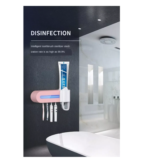 Dispensador Automático Pasta Dientes Desinfectante Uv Light-4