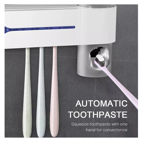 Dispensador Automático Pasta Dientes Desinfectante Uv Light-7