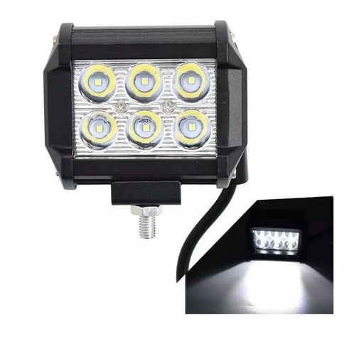 Barra Focos Neblineros Led 18w Blanco Expansion Auto Moto-0