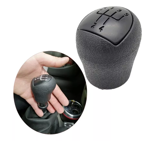 Pomo Palanca De Cambios De Auto Universal Abs Negro-0