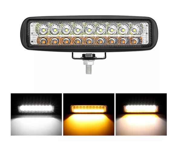 Barra Luces Foco Neblinero Led 20w Auto Moto Caminoneta-0