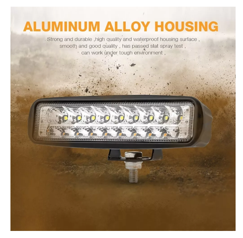 Barra Luces Foco Neblinero Led 20w Auto Moto Caminoneta-6
