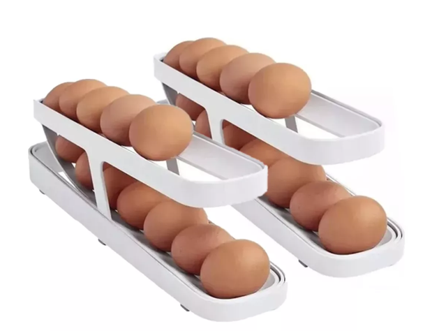 Pack 2 Organizador De Huevos Rodantes-0