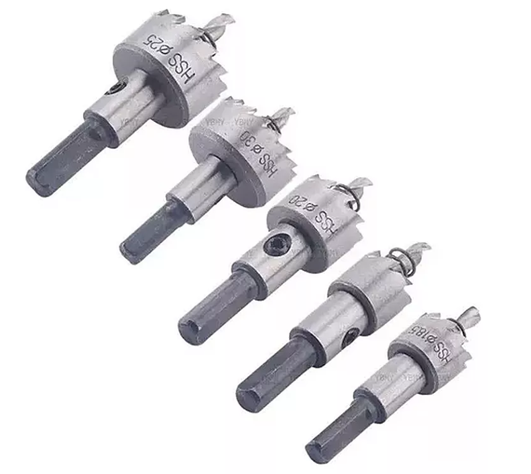 Set 5 Piezas Brocas Copa Para Metal 16 18,5 25 20 30 Mm-2