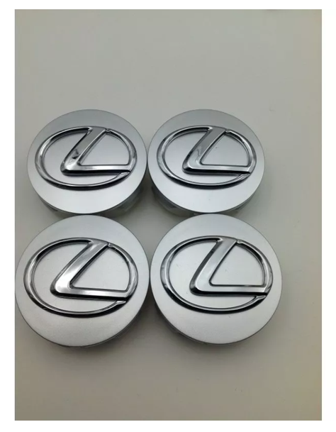 X4 Set Tapas Centro De Llanta Lexus 64mm Gris-1