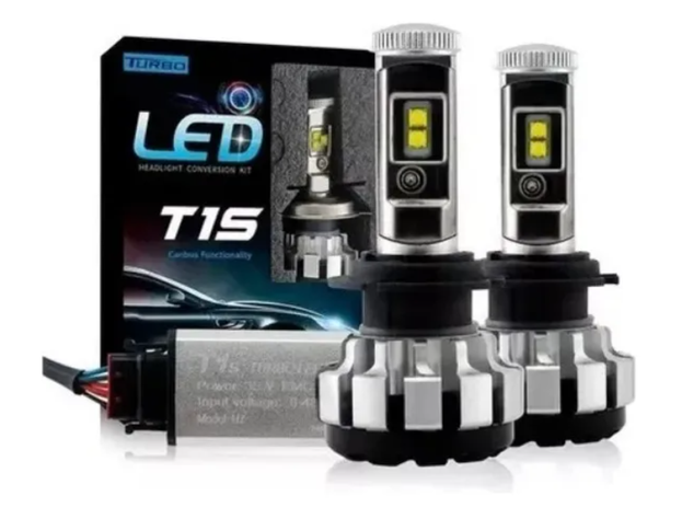 Par Kit Ampolletas Turbo Led H11/h8 T1s Chip Canbus-0