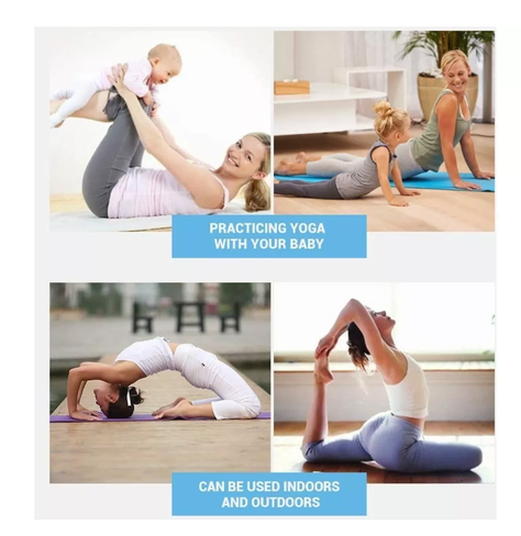 Colchoneta Mat Yoga Pilates Alfombra Ejercicio 4mm-6
