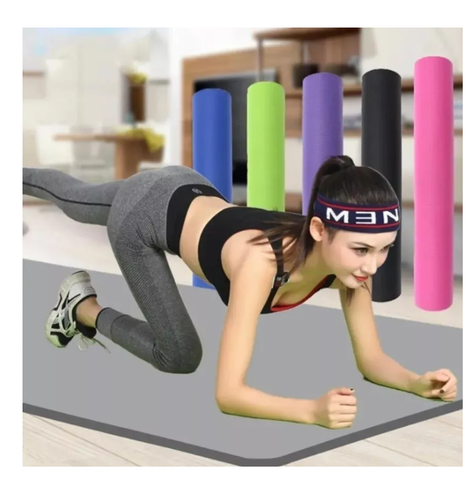 Colchoneta Mat Yoga Pilates Alfombra Ejercicio 4mm-7