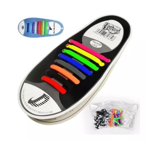 Kit 16 Unidades Cordones Banda Elásticos Para Zapatillas-4