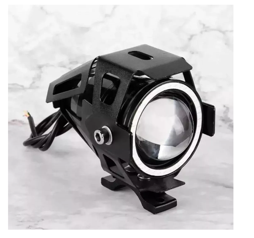 Lámpara Luz Foco Neblinero Led U7 Ojos De Angel Para Moto-7