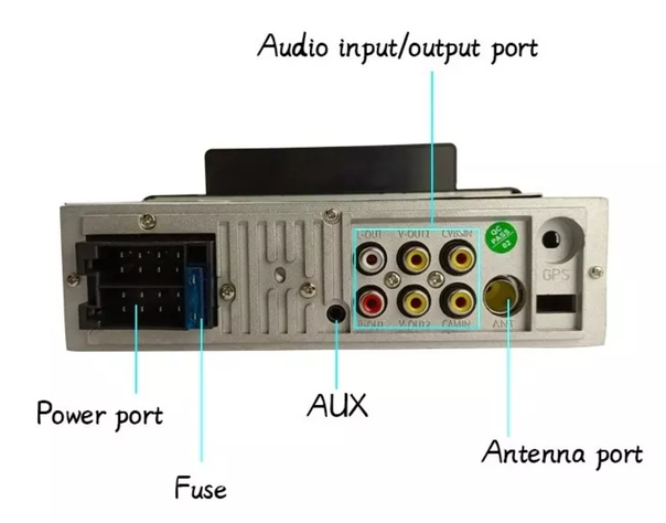 Radio Auto Pantalla 1 Din Tactil Mirror Link Auto Usb Hd-6