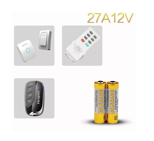 Pack 5 Baterias Pila 27a 12v Control Remoto-1