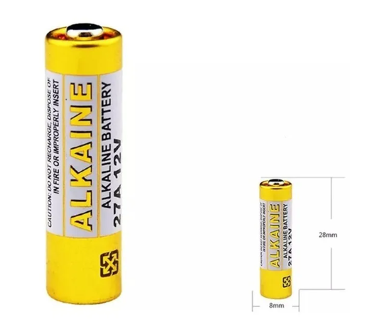 Pack 5 Baterias Pila 27a 12v Control Remoto-2