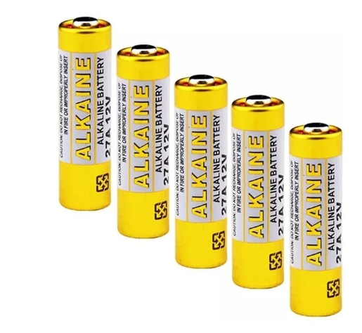 Pack 5 Baterias Pila 27a 12v Control Remoto-4
