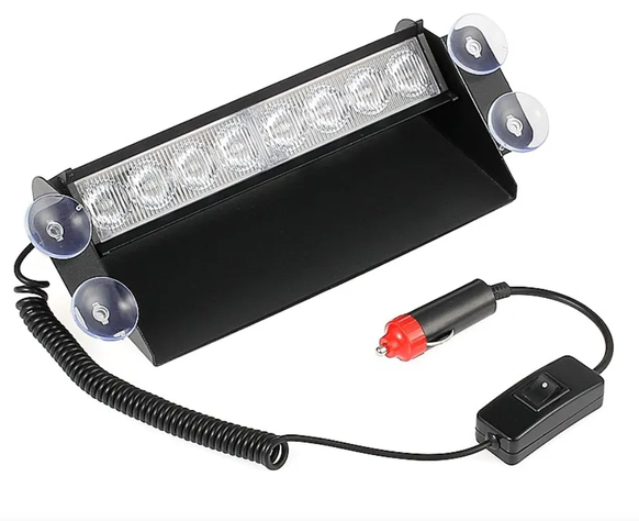 Baliza Parabrisa Led Estroboscopica Amalillo Bomberos 12v-0