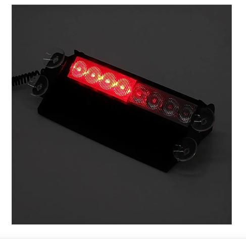 Baliza Parabrisa Led Estroboscopica Amalillo Bomberos 12v-1