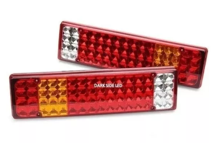 Kit Foco Led Trasero 24v Camion 64 Led Remolque Arrastre-0