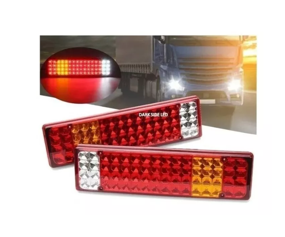 Kit Foco Led Trasero 24v Camion 64 Led Remolque Arrastre-4