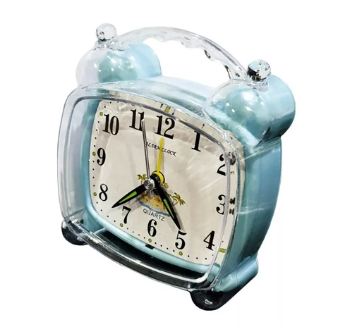 Reloj Despertador Dormitorio Casa Colores Alarma Programada-0