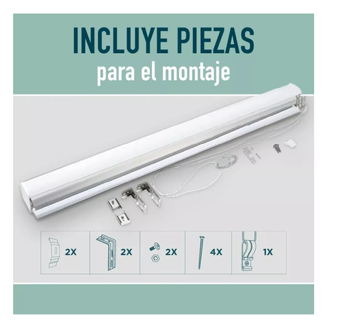 Cortina Roller Doble Capa Duo Zebra Día Y Noche 200x200cm-3
